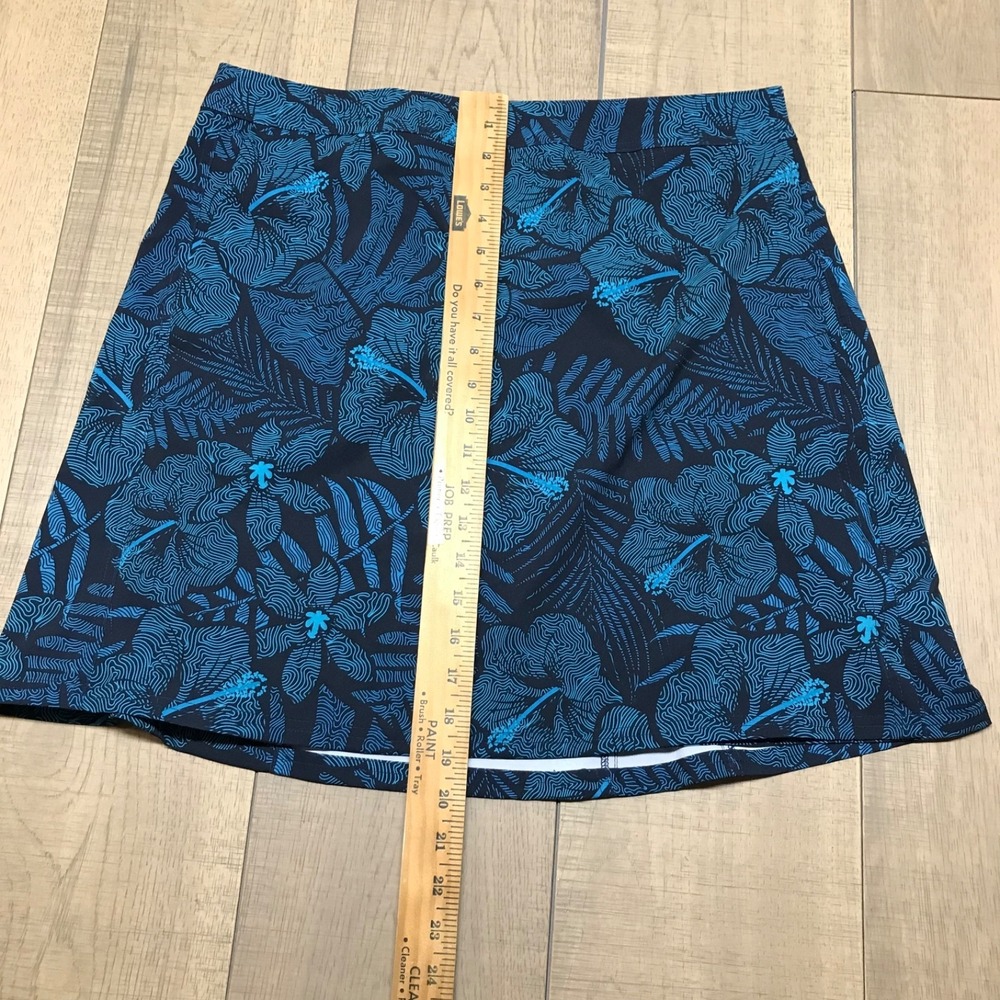 Rip Skirt Hawaii Wrap‎ Skirt Womens Size L Blue Maui Moonlight Adjustable Beach - Picture 12 of 13